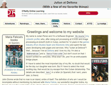 Tablet Screenshot of julianatdeltona.com